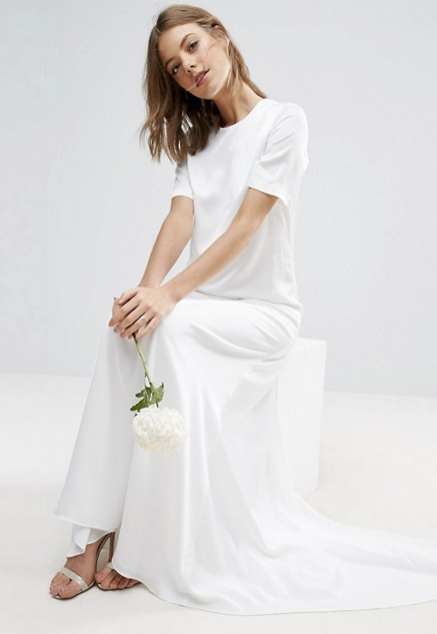 ASOS now sells a T-shirt wedding dress